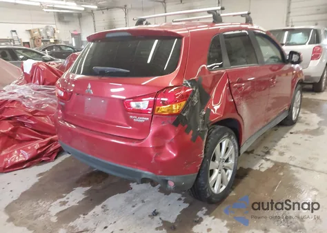 2014 Mitsubishi Outlander Sport Es из США, поврежденный, VIN 4A4AP3AU6EE018864